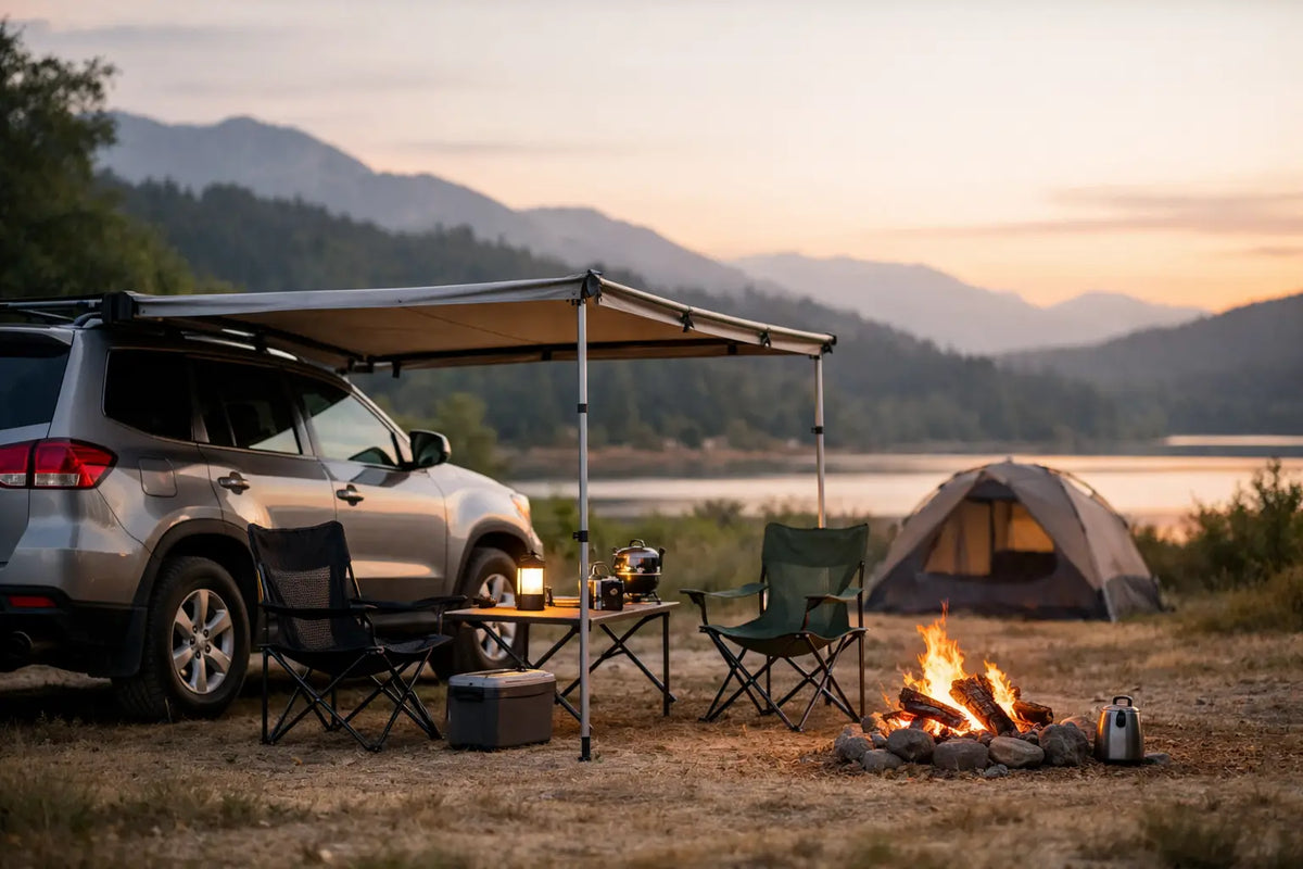 Car Awning Shelter for Faster Campsite Comfort
