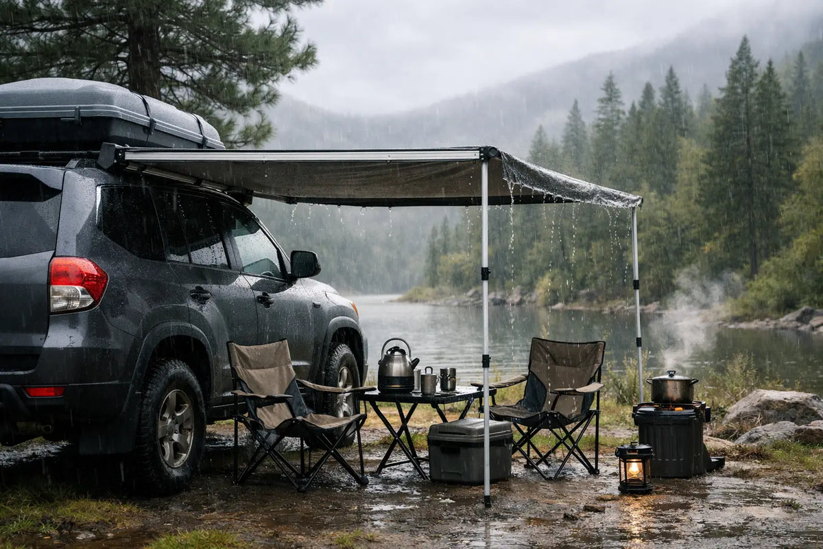 How to Choose a Car Awning for Rainy Trips